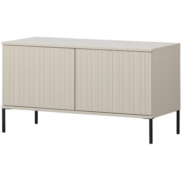 NEW GRAVURE TV UNIT 100 CM PINE DUST/BLACK - Image 10