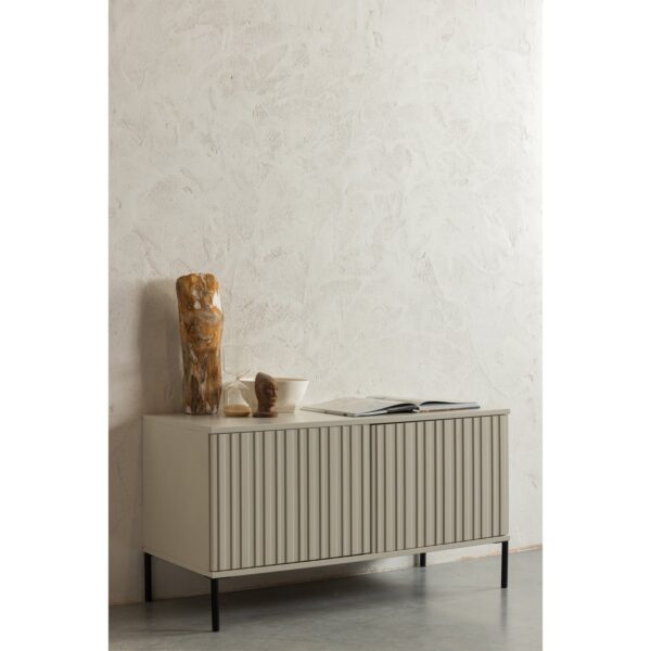 NEW GRAVURE TV UNIT 100 CM PINE DUST/BLACK