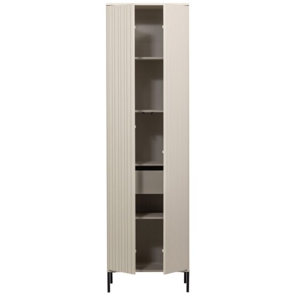 NEW GRAVURE CABINET WITH DRAWER PINE DUST/BLACK - Image 5