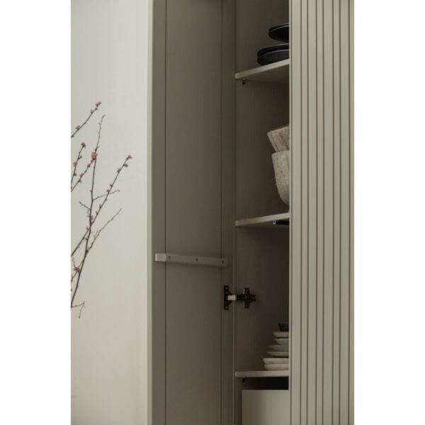 NEW GRAVURE CABINET WITH DRAWER PINE DUST/BLACK - Image 2