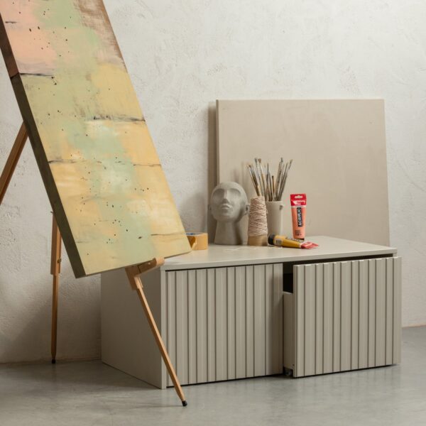 NEW GRAVURE BUNKBENCH PINE DUST/BLACK