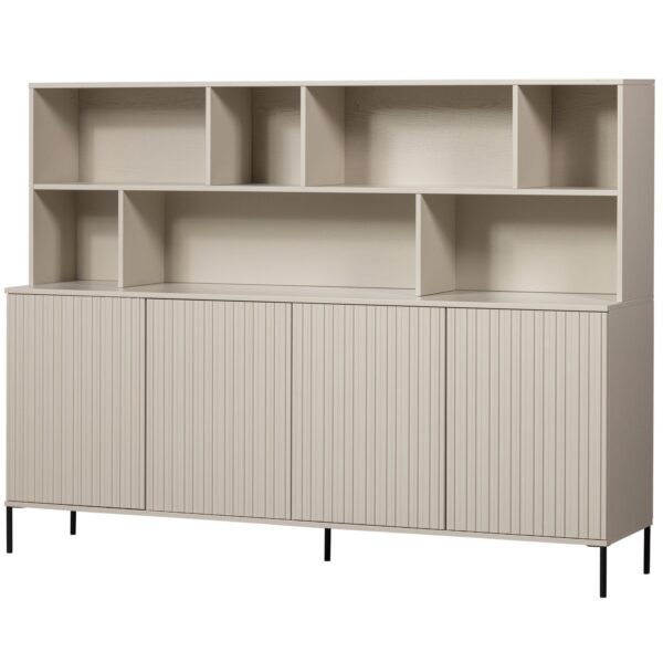 NEW GRAVURE WALL CABINET PINE DUST/BLACK