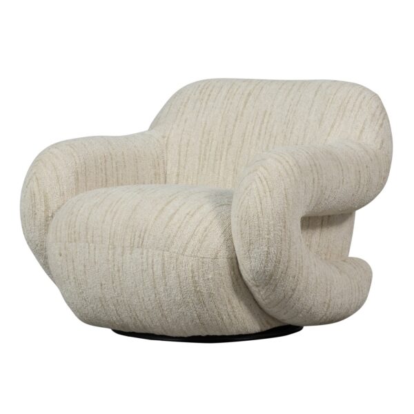 FOLKE ARMCHAIR CHENILLE NATURAL MELANGE