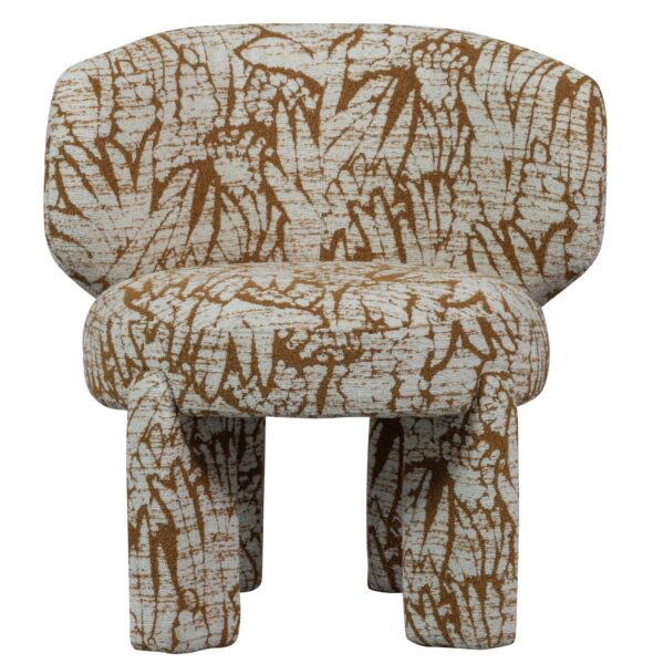 UPKE ARMCHAIR WITH DESIGN NATURAL/BROWN - Image 5