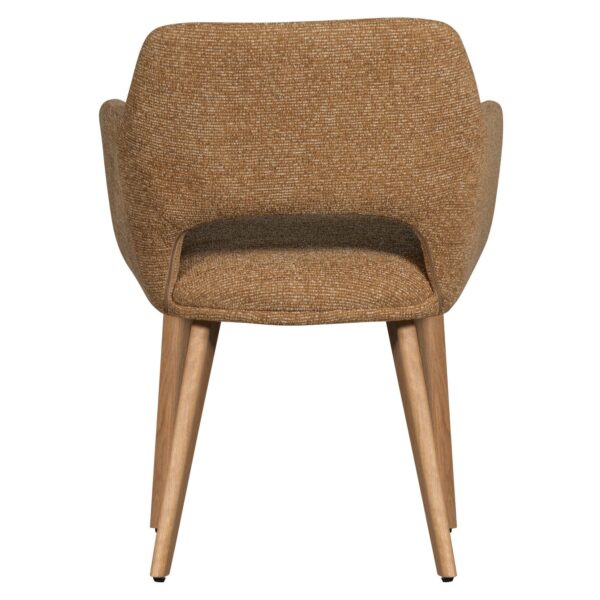 MURAT DINING CHAIR NATURAL WITH WOODEN LEG NATURAL - Image 12
