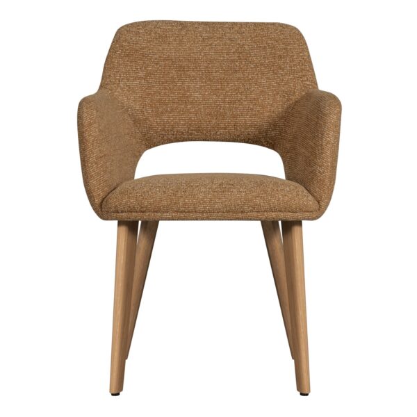 MURAT DINING CHAIR NATURAL WITH WOODEN LEG NATURAL - Image 13