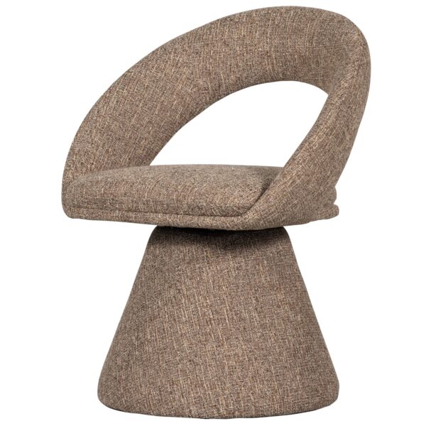 WINTER SWIVEL DINING CHAIR NATURAL / SAND MELANGE