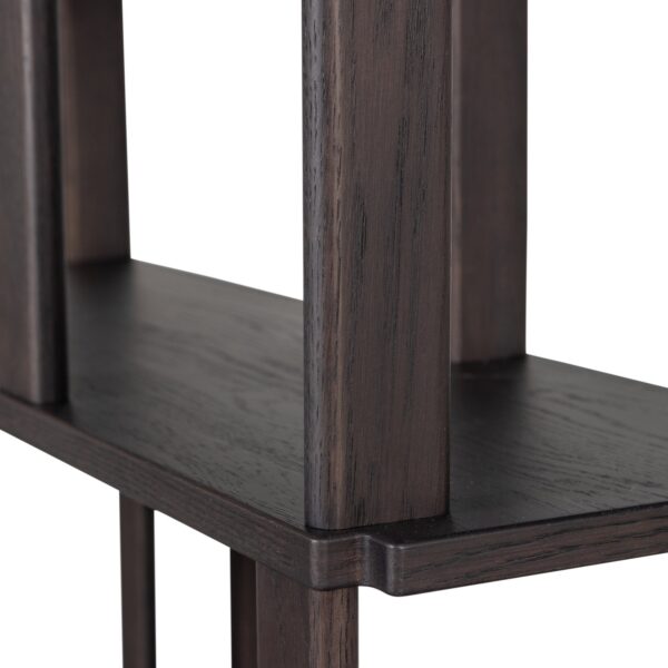 RISS BOOKSHELF OAK MYSTIC BROWN 186x90CM - Image 6