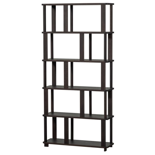 RISS BOOKSHELF OAK MYSTIC BROWN 186x90CM - Image 3