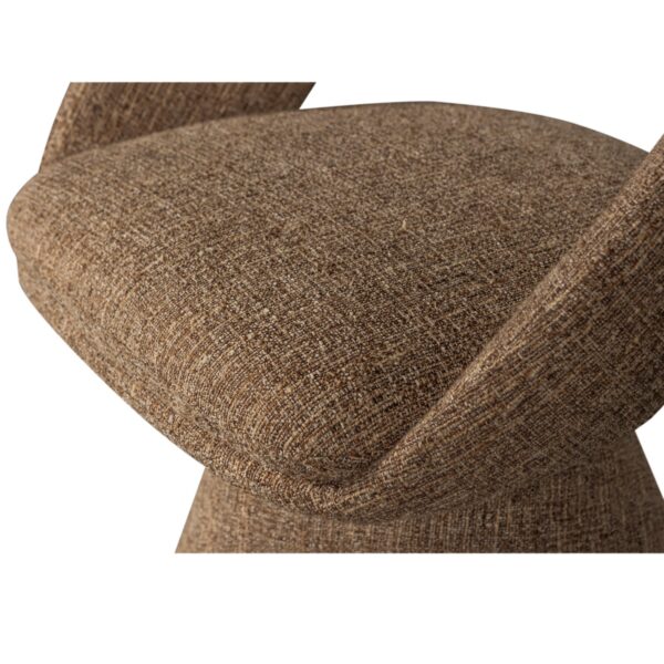 WINTER SWIVEL DINING CHAIR NATURAL / SAND MELANGE - Image 7