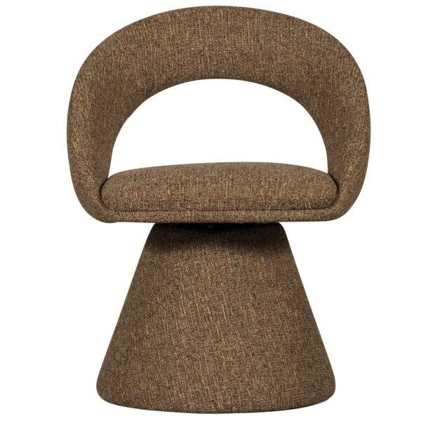 WINTER SWIVEL DINING CHAIR NATURAL / SAND MELANGE - Image 5