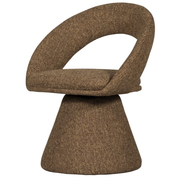 WINTER SWIVEL DINING CHAIR NATURAL / SAND MELANGE - Image 4