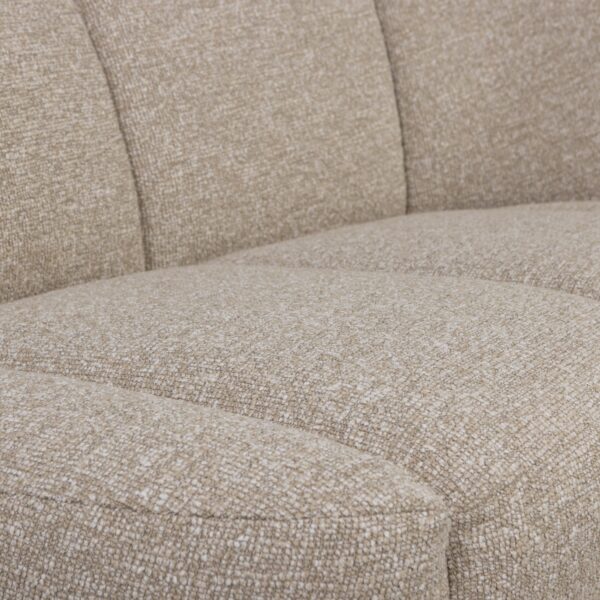 MOJO 2-SEATER BENCH RIGHT BOUCLÉ BEIGE MELANGE - Image 7