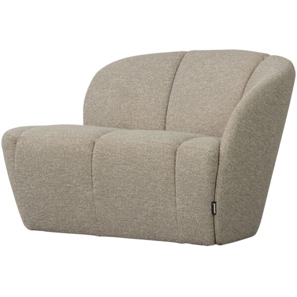 MOJO 2-SEATER BENCH RIGHT BOUCLÉ BEIGE MELANGE - Image 3