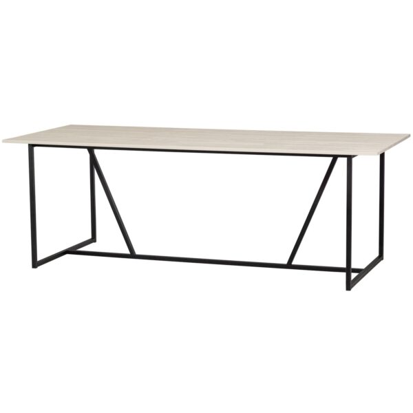 SILAS DINING TABLE ASH BRUSHED DUST