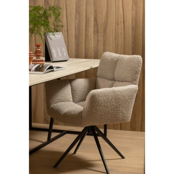 SILAS DINING TABLE ASH BRUSHED DUST - Image 2