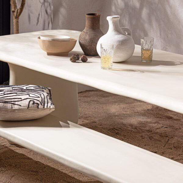 LOGGIA DINING TABLE REINFORCED FIBER NATURAL 240x100CM - Image 2