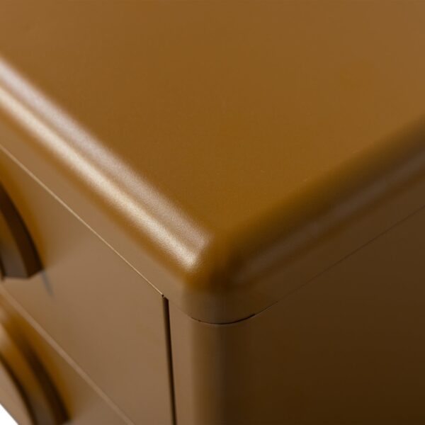 RUNE DRESSER/NIGHT STAND 2 DRAWERS METAL SAND/HONEY YELLOW - Image 10