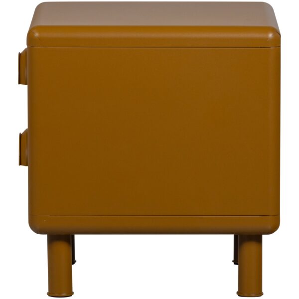 RUNE DRESSER/NIGHT STAND 2 DRAWERS METAL SAND/HONEY YELLOW - Image 15