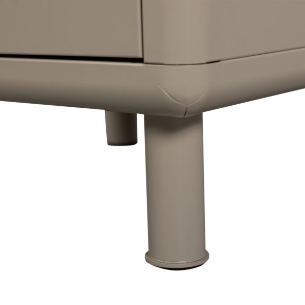 RUNE DRESSER/NIGHT STAND 2 DRAWERS METAL SAND/HONEY YELLOW - Image 4