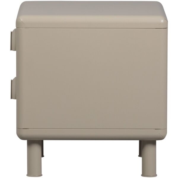 RUNE DRESSER/NIGHT STAND 2 DRAWERS METAL SAND/HONEY YELLOW - Image 7