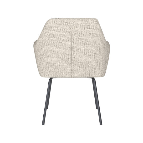 Chair Pete Off-White Metal Swivel - Image 6