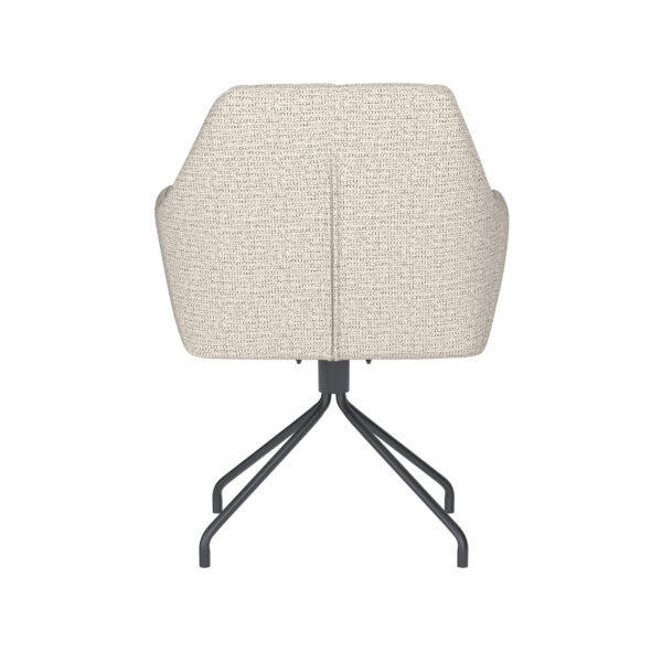 Chair Pete Off-White Metal Swivel - Image 21