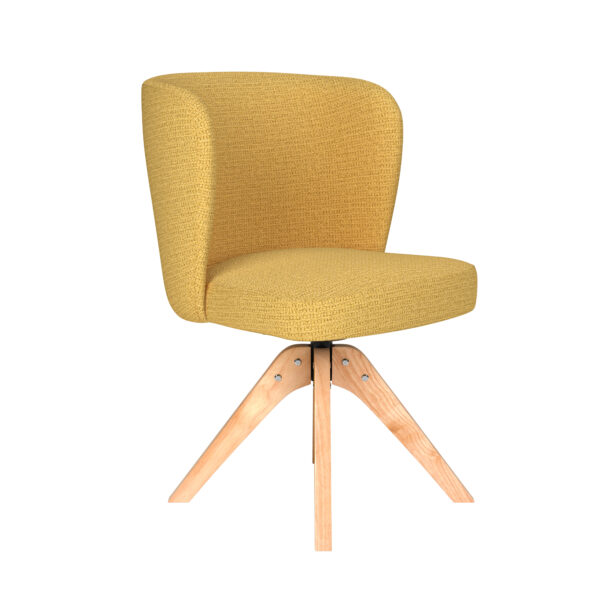 Chair Stan Ochre Spider Swivel