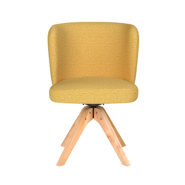 Chair Stan Ochre Spider Swivel - Image 8