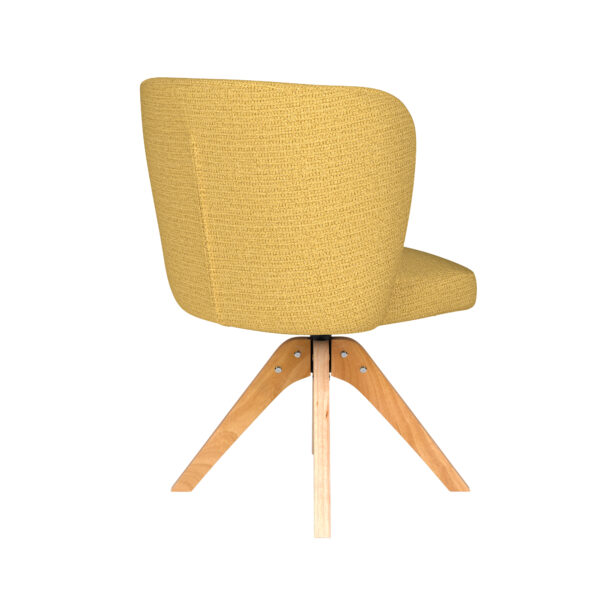 Chair Stan Ochre Spider Swivel - Image 10