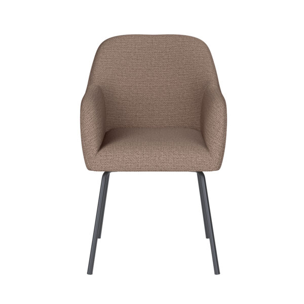 Chair Otis Taupe/Ocre/Grey/Green/Off White- Metal/Spider/Wood Legs - Image 3