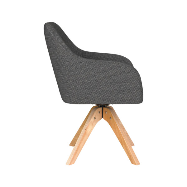 Chair Otis Taupe/Ocre/Grey/Green/Off White- Metal/Spider/Wood Legs - Image 13