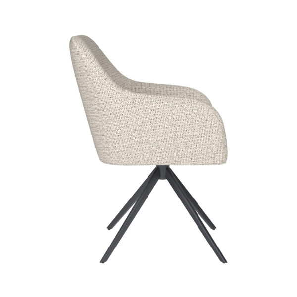 Chair Otis Taupe/Ocre/Grey/Green/Off White- Metal/Spider/Wood Legs - Image 14