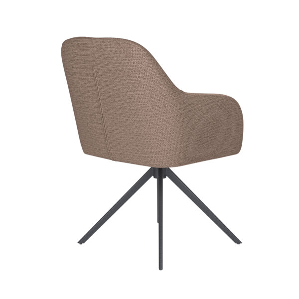 Chair Otis Taupe/Ocre/Grey/Green/Off White- Metal/Spider/Wood Legs - Image 15