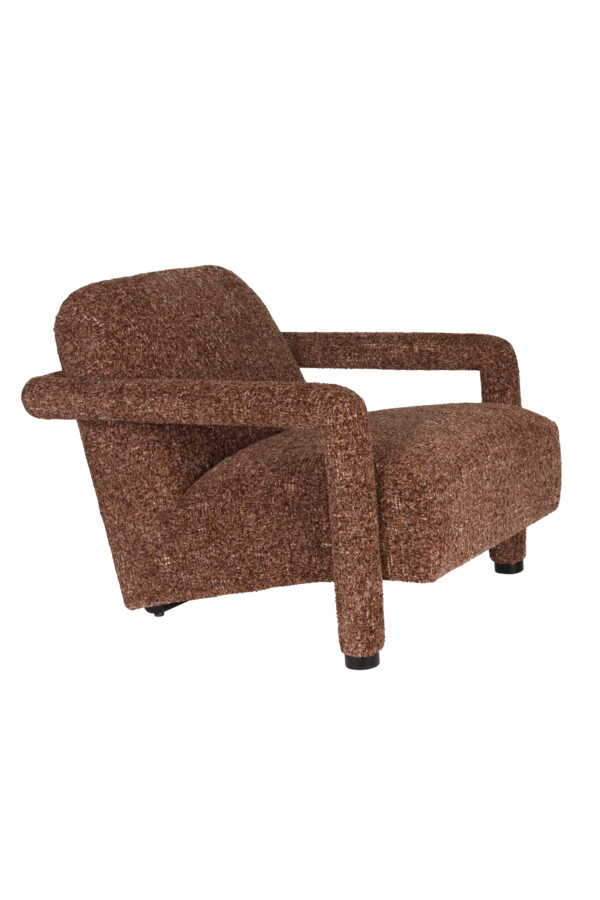 Lounge Chair Kent Ochre/Bordoux Red