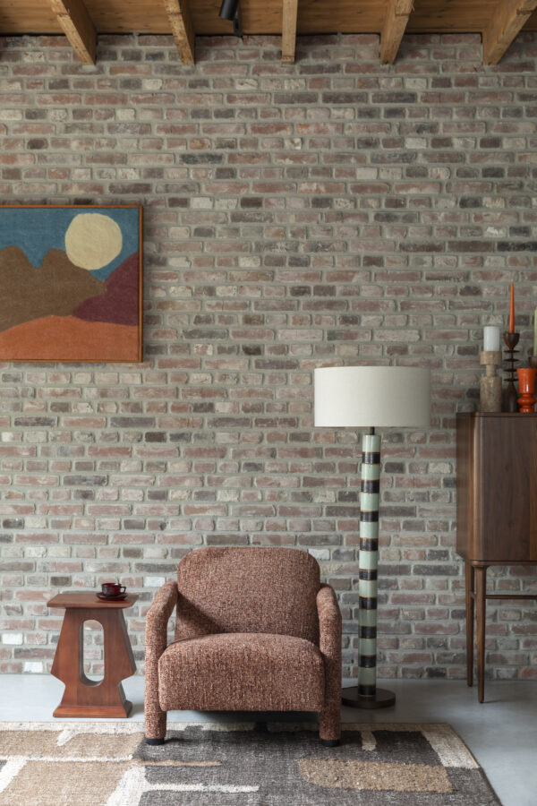 Lounge Chair Kent Ochre/Bordoux Red - Image 14
