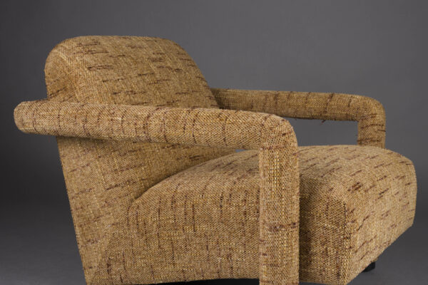Lounge Chair Kent Ochre/Bordoux Red - Image 8