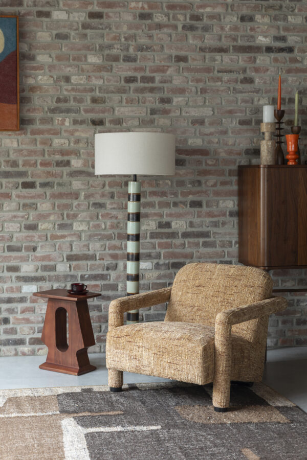 Lounge Chair Kent Ochre/Bordoux Red - Image 4