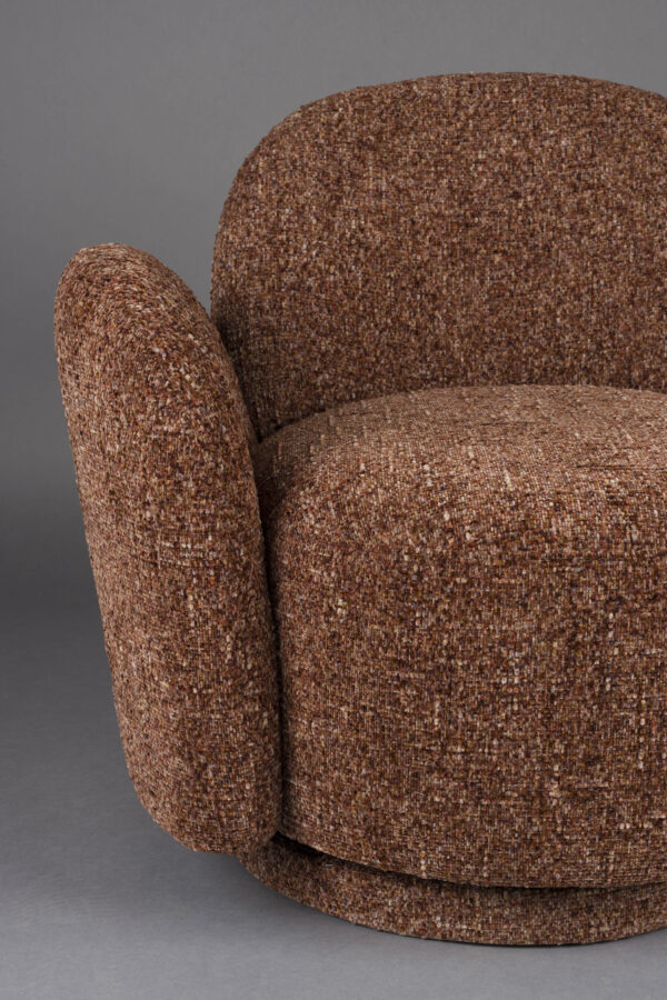 Lounge Chair Rose Bordeaux Red - Image 15