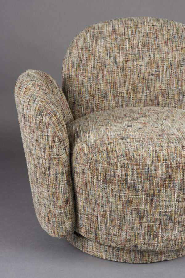 Lounge Chair Rose Bordeaux Red - Image 6