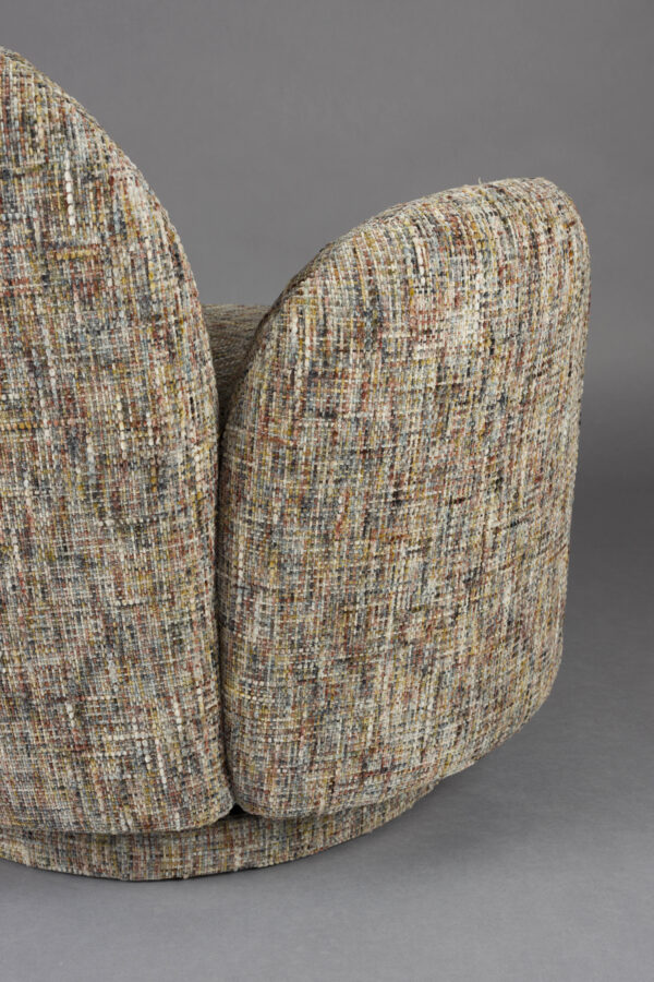 Lounge Chair Rose Bordeaux Red - Image 4