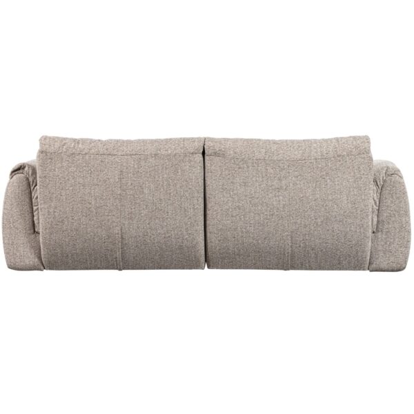 BAGGY 2-SEATER WOVEN FABRIC WARM GREY MELANGE/NATURAL - Image 6