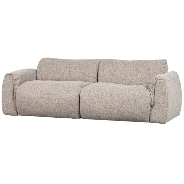 BAGGY 2-SEATER WOVEN FABRIC WARM GREY MELANGE/NATURAL - Image 10