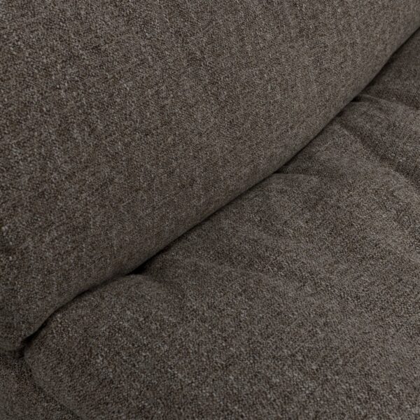 BAGGY 2-SEATER WOVEN FABRIC WARM GREY MELANGE/NATURAL - Image 12
