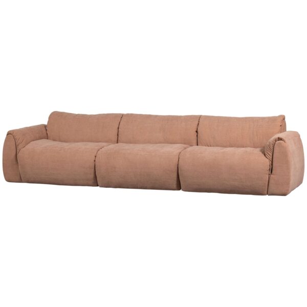 BAGGY 3-SEATER WOVEN CHENILLE OLD PINK/SAND/CHENILLE BROWN