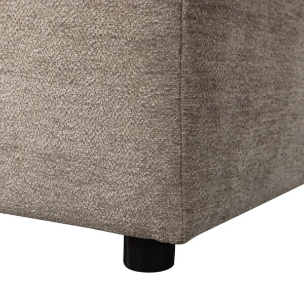 TIBAS CHAISE LONGUE LEFT WOVEN FABRIC ZAND - Image 7