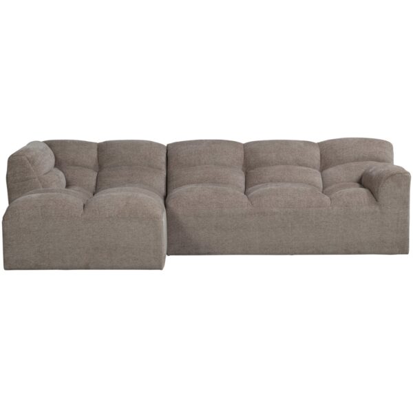 TIBAS CHAISE LONGUE LEFT WOVEN FABRIC ZAND - Image 8