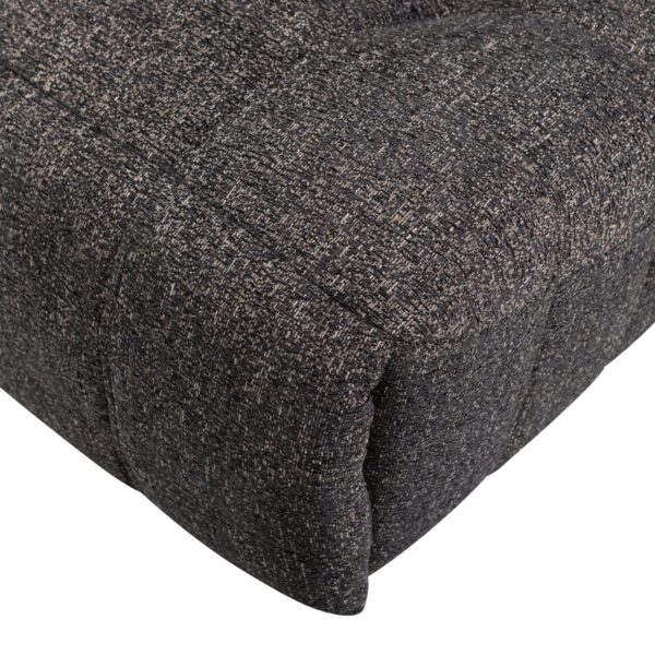 HEIN RECLINER ELECTRIC WOVEN RIB FABRIC LIGHT BROWN/ MELANGE ANTHRACITE/BRAUN - Image 4