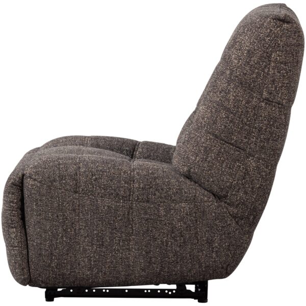 HEIN RECLINER ELECTRIC WOVEN RIB FABRIC LIGHT BROWN/ MELANGE ANTHRACITE/BRAUN - Image 11