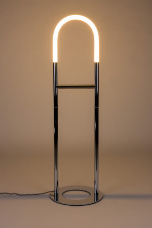 Floor Lamp Arch Chrome